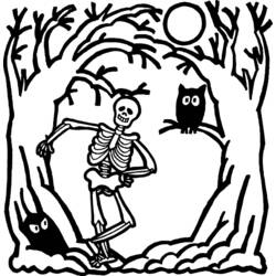 Coloring page: Halloween (Holidays and Special occasions) #55180 - Free Printable Coloring Pages