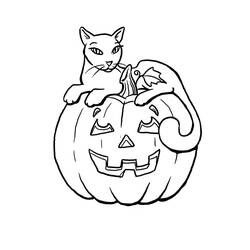 Coloring page: Halloween (Holidays and Special occasions) #55249 - Printable coloring pages