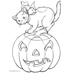 Coloring page: Halloween (Holidays and Special occasions) #55252 - Free Printable Coloring Pages