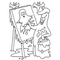 Coloring page: Halloween (Holidays and Special occasions) #55260 - Free Printable Coloring Pages