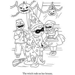 Coloring page: Halloween (Holidays and Special occasions) #55285 - Free Printable Coloring Pages