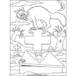 Coloring page: Halloween (Holidays and Special occasions) #55293 - Free Printable Coloring Pages