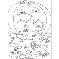 Coloring page: Halloween (Holidays and Special occasions) #55295 - Free Printable Coloring Pages