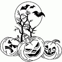 Coloring page: Halloween (Holidays and Special occasions) #55298 - Free Printable Coloring Pages