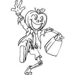 Coloring page: Halloween (Holidays and Special occasions) #55306 - Free Printable Coloring Pages