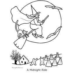Coloring page: Halloween (Holidays and Special occasions) #55435 - Free Printable Coloring Pages