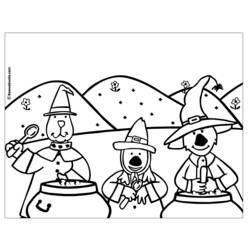 Coloring page: Halloween (Holidays and Special occasions) #55455 - Free Printable Coloring Pages