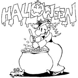 Coloring page: Halloween (Holidays and Special occasions) #55517 - Free Printable Coloring Pages