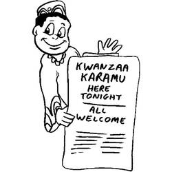 Coloring page: Kwanzaa (Holidays and Special occasions) #60536 - Free Printable Coloring Pages