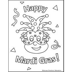 Coloring page: Mardi Gras (Holidays and Special occasions) #60620 - Printable coloring pages