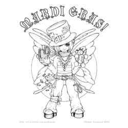 Coloring page: Mardi Gras (Holidays and Special occasions) #60624 - Free Printable Coloring Pages