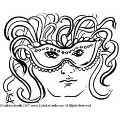 Coloring page: Mardi Gras (Holidays and Special occasions) #60639 - Free Printable Coloring Pages