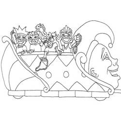 Coloring page: Mardi Gras (Holidays and Special occasions) #60646 - Printable coloring pages