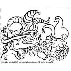 Coloring page: Mardi Gras (Holidays and Special occasions) #60650 - Free Printable Coloring Pages
