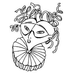 Coloring page: Mardi Gras (Holidays and Special occasions) #60699 - Free Printable Coloring Pages