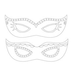 Coloring page: Mardi Gras (Holidays and Special occasions) #60717 - Printable coloring pages