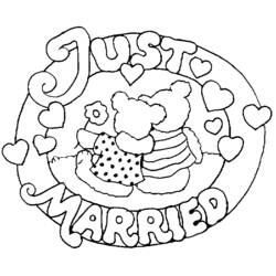 Coloring page: Marriage (Holidays and Special occasions) #55957 - Free Printable Coloring Pages