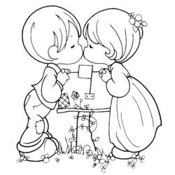 Coloring page: Marriage (Holidays and Special occasions) #55965 - Printable coloring pages