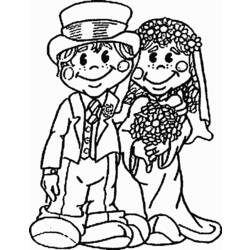 Coloring page: Marriage (Holidays and Special occasions) #55973 - Free Printable Coloring Pages