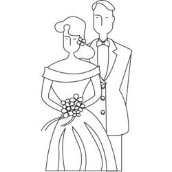 Coloring page: Marriage (Holidays and Special occasions) #55992 - Printable coloring pages