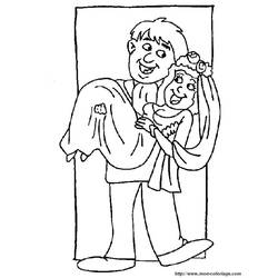 Coloring page: Marriage (Holidays and Special occasions) #56107 - Free Printable Coloring Pages