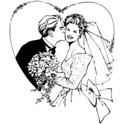 Coloring page: Marriage (Holidays and Special occasions) #56203 - Free Printable Coloring Pages
