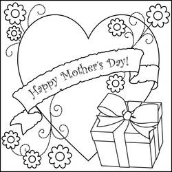 Coloring page: Mothers Day (Holidays and Special occasions) #129759 - Free Printable Coloring Pages