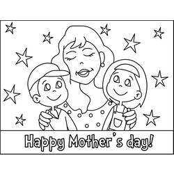 Coloring page: Mothers Day (Holidays and Special occasions) #129768 - Free Printable Coloring Pages