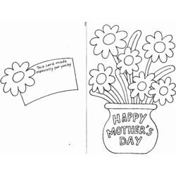 Coloring page: Mothers Day (Holidays and Special occasions) #129779 - Free Printable Coloring Pages