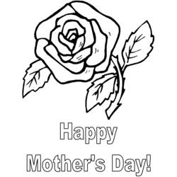 Coloring page: Mothers Day (Holidays and Special occasions) #129784 - Free Printable Coloring Pages