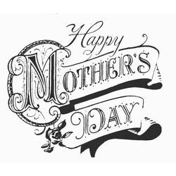 Coloring page: Mothers Day (Holidays and Special occasions) #129786 - Free Printable Coloring Pages