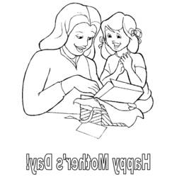 Coloring page: Mothers Day (Holidays and Special occasions) #129799 - Printable coloring pages