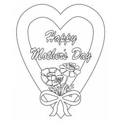 Coloring page: Mothers Day (Holidays and Special occasions) #129801 - Free Printable Coloring Pages
