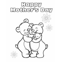 Coloring page: Mothers Day (Holidays and Special occasions) #129825 - Free Printable Coloring Pages