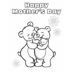 Coloring page: Mothers Day (Holidays and Special occasions) #129839 - Free Printable Coloring Pages