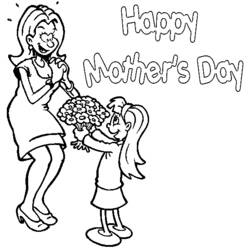 Coloring page: Mothers Day (Holidays and Special occasions) #129861 - Free Printable Coloring Pages