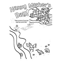 Coloring page: Mothers Day (Holidays and Special occasions) #129887 - Free Printable Coloring Pages