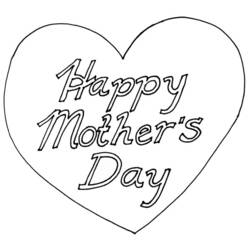 Coloring page: Mothers Day (Holidays and Special occasions) #129901 - Free Printable Coloring Pages