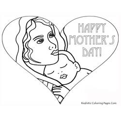 Coloring page: Mothers Day (Holidays and Special occasions) #129921 - Printable coloring pages