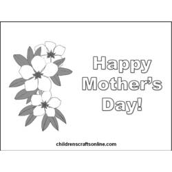 Coloring page: Mothers Day (Holidays and Special occasions) #129928 - Free Printable Coloring Pages