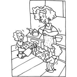 Coloring page: Mothers Day (Holidays and Special occasions) #129943 - Free Printable Coloring Pages