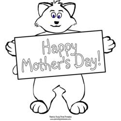 Coloring page: Mothers Day (Holidays and Special occasions) #129947 - Free Printable Coloring Pages