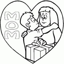Coloring page: Mothers Day (Holidays and Special occasions) #129962 - Free Printable Coloring Pages