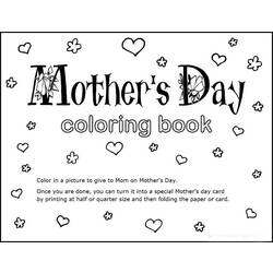 Coloring page: Mothers Day (Holidays and Special occasions) #129963 - Free Printable Coloring Pages