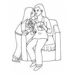 Coloring page: Mothers Day (Holidays and Special occasions) #130011 - Free Printable Coloring Pages