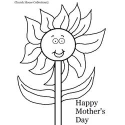 Coloring page: Mothers Day (Holidays and Special occasions) #130026 - Free Printable Coloring Pages