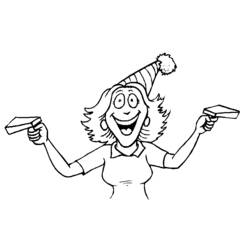 Coloring page: New Year (Holidays and Special occasions) #60765 - Free Printable Coloring Pages