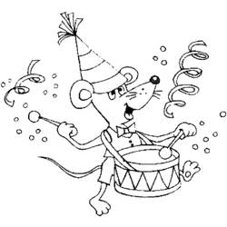 Coloring page: New Year (Holidays and Special occasions) #60774 - Free Printable Coloring Pages
