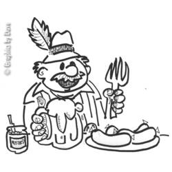 Coloring page: Oktoberfest (Holidays and Special occasions) #59524 - Printable coloring pages