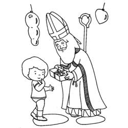 Coloring page: Saint Nicholas Day (Holidays and Special occasions) #59093 - Free Printable Coloring Pages